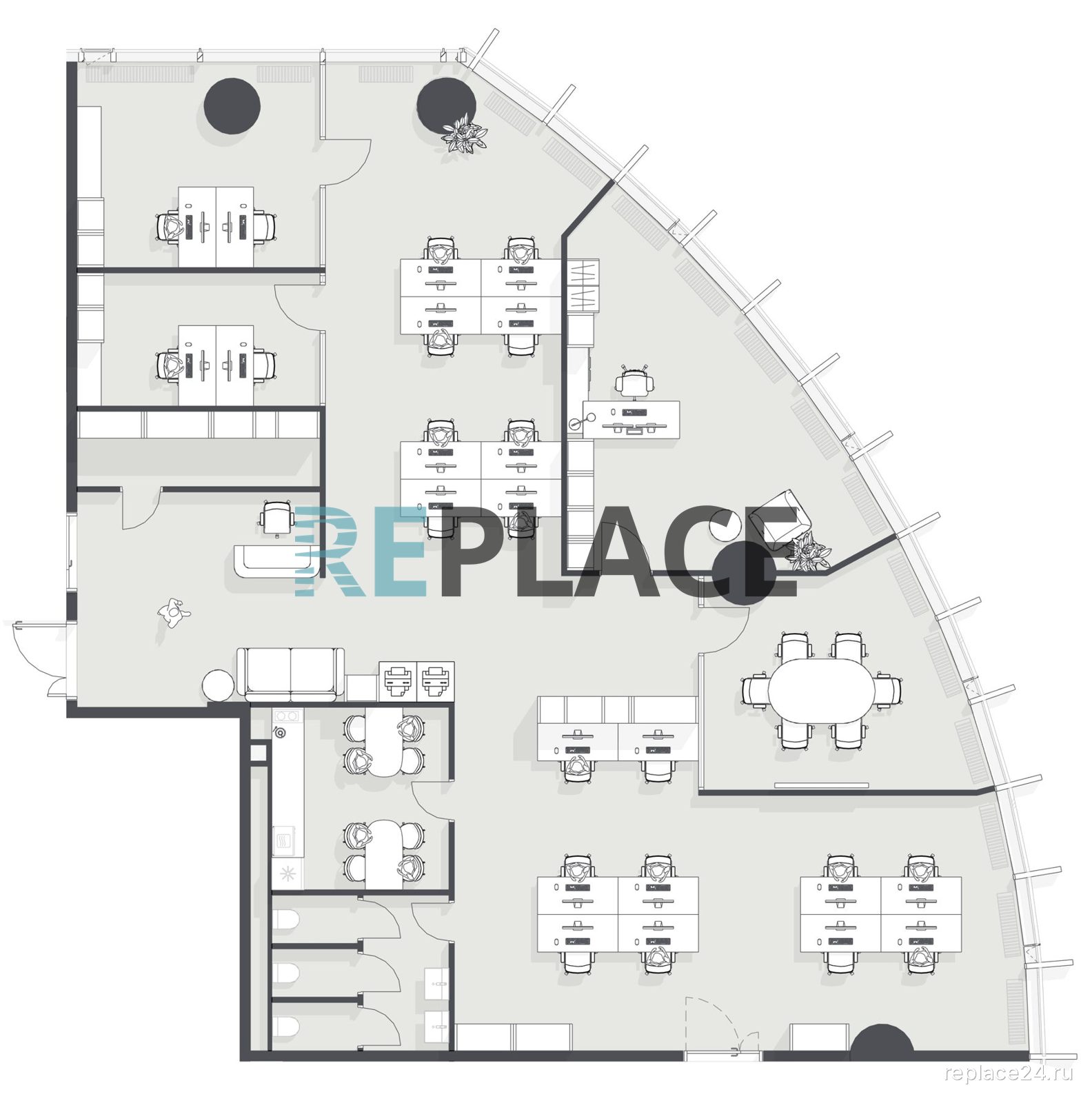 Офис, 242 м²