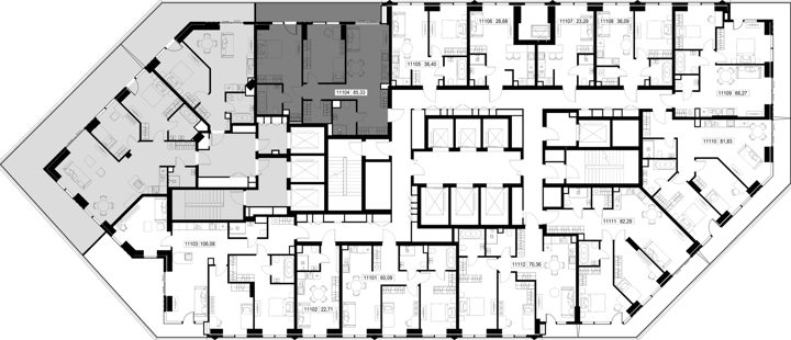 2-комнатная квартира, 85,3 м² — фото 2