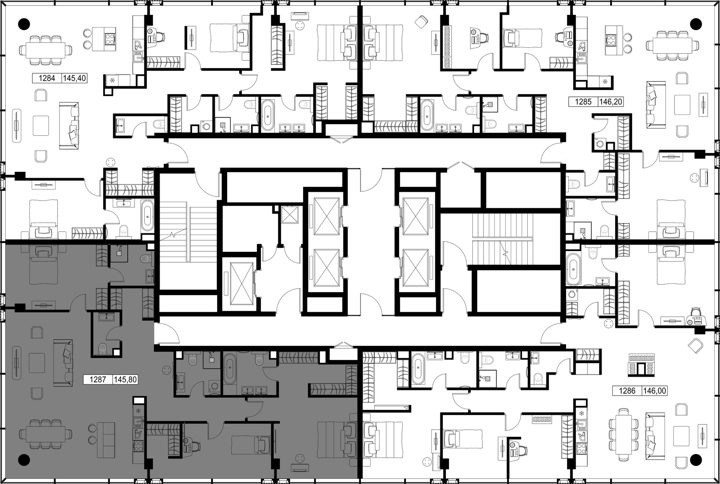 3-комнатная квартира, 145,8 м² — фото 2