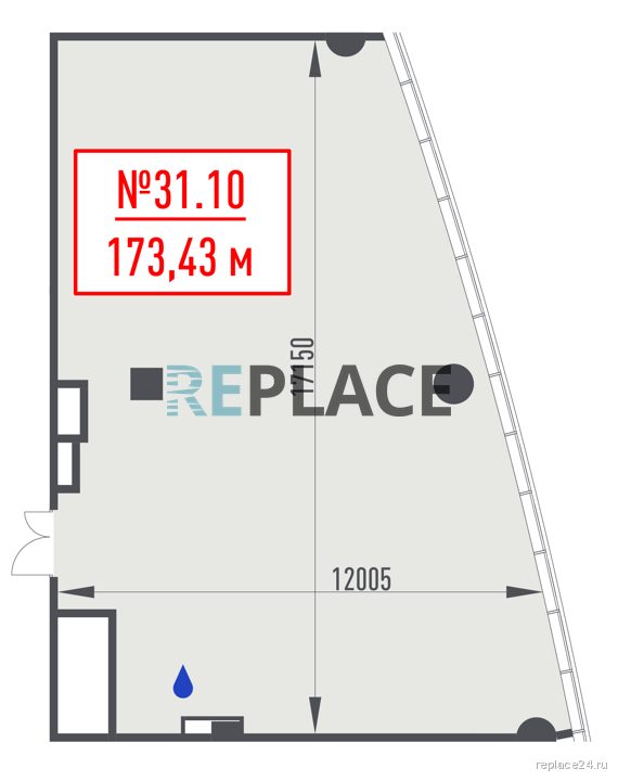 Офис, 173,4 м² — фото 1