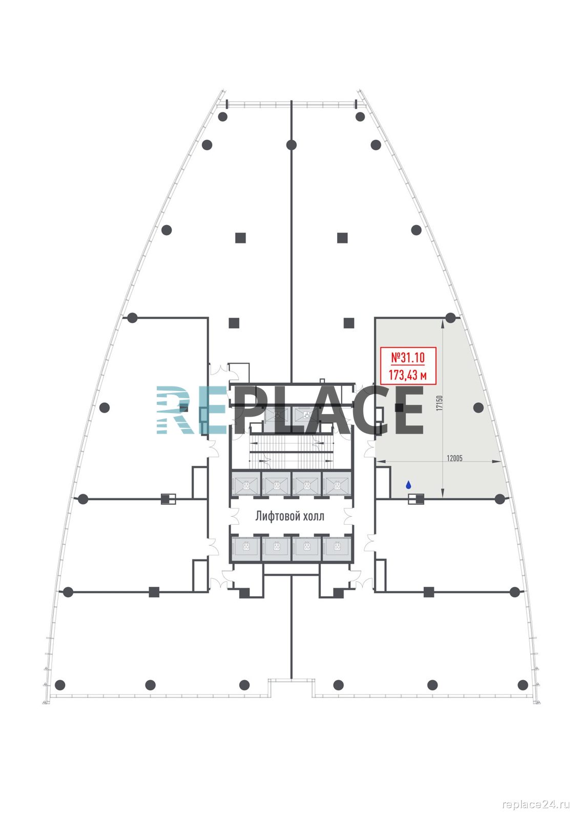 Офис, 173,4 м² — фото 2