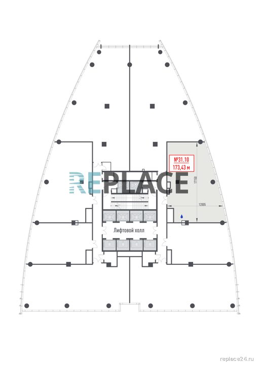 Офис, 173,4 м² — фото 2