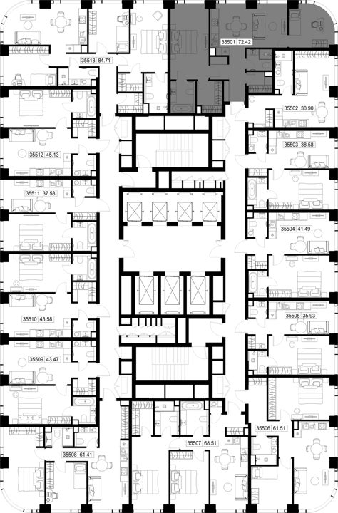 2-комнатная квартира, 72,4 м² — фото 2