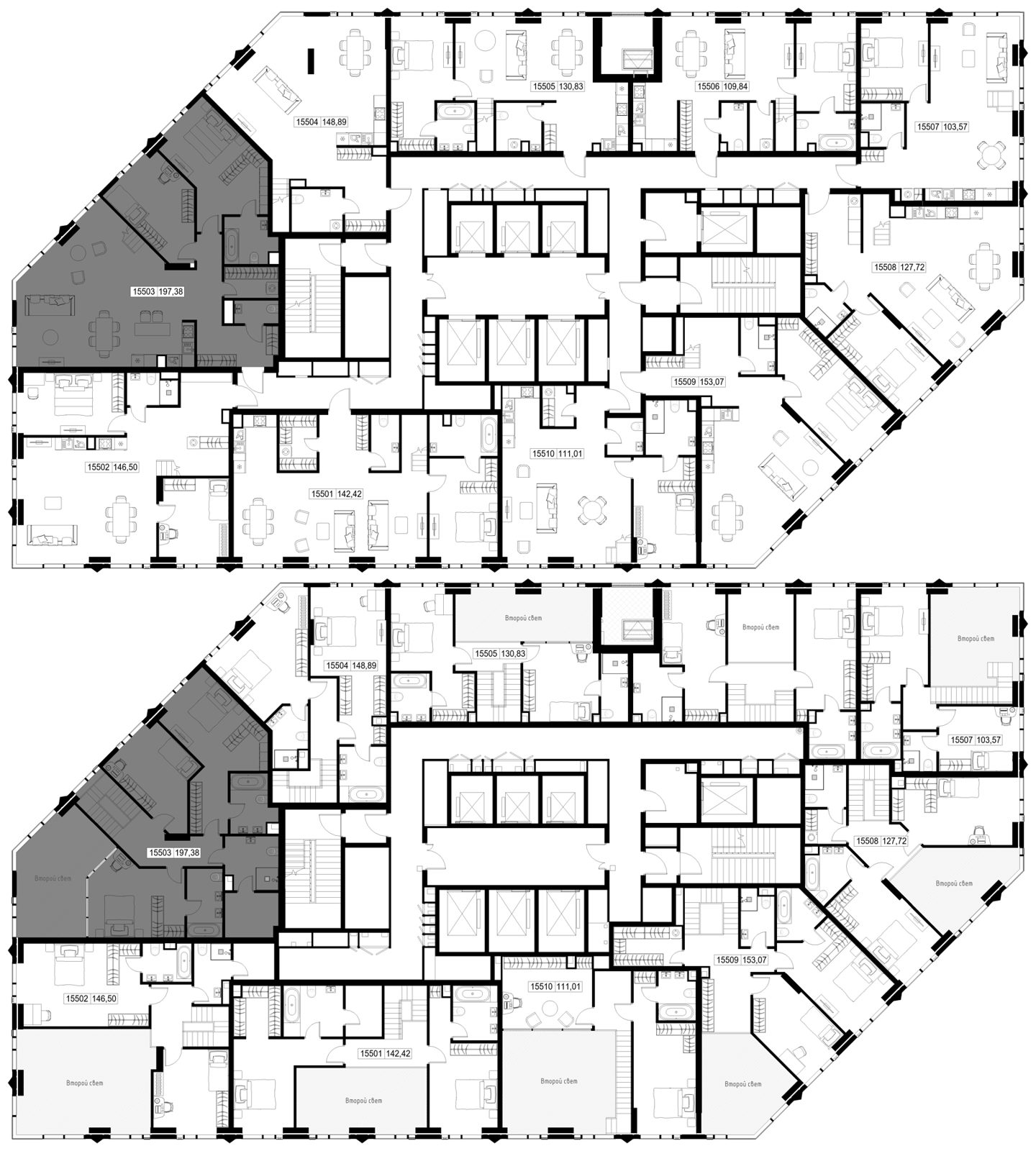 4-комнатная квартира, 197,4 м² — фото 2