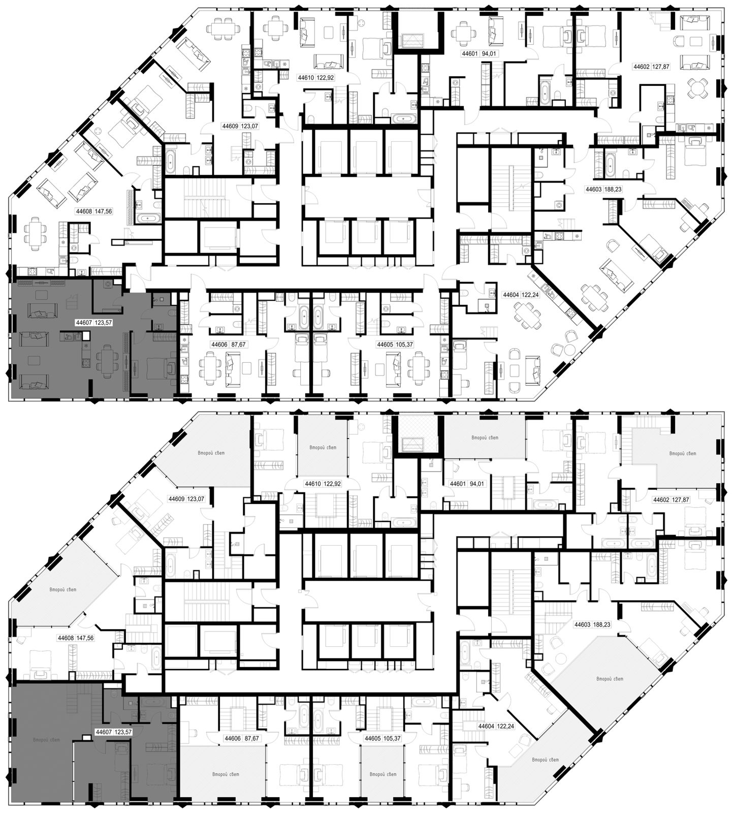 3-комнатная квартира, 125,1 м² — фото 2