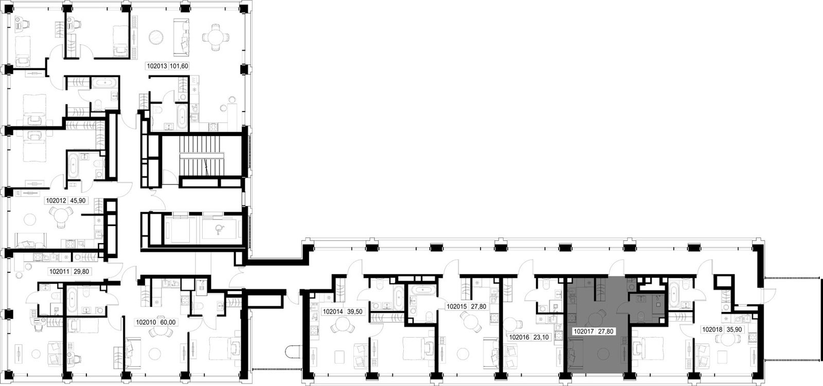 Квартира-студия, 27,8 м² — фото 2