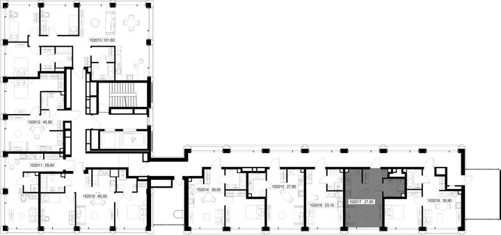 Квартира-студия, 27,8 м² — фото 2