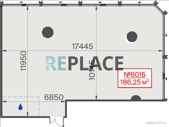 Офис, 186,2 м²