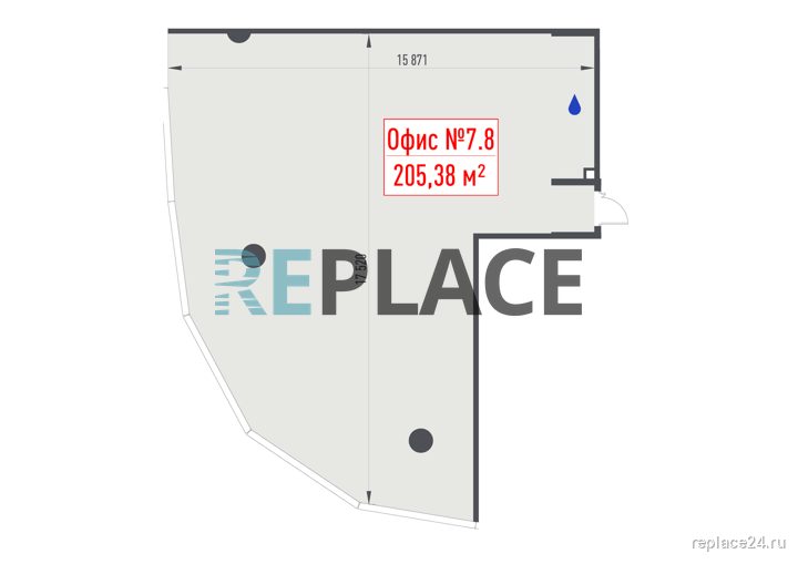 Офис, 205,4 м²