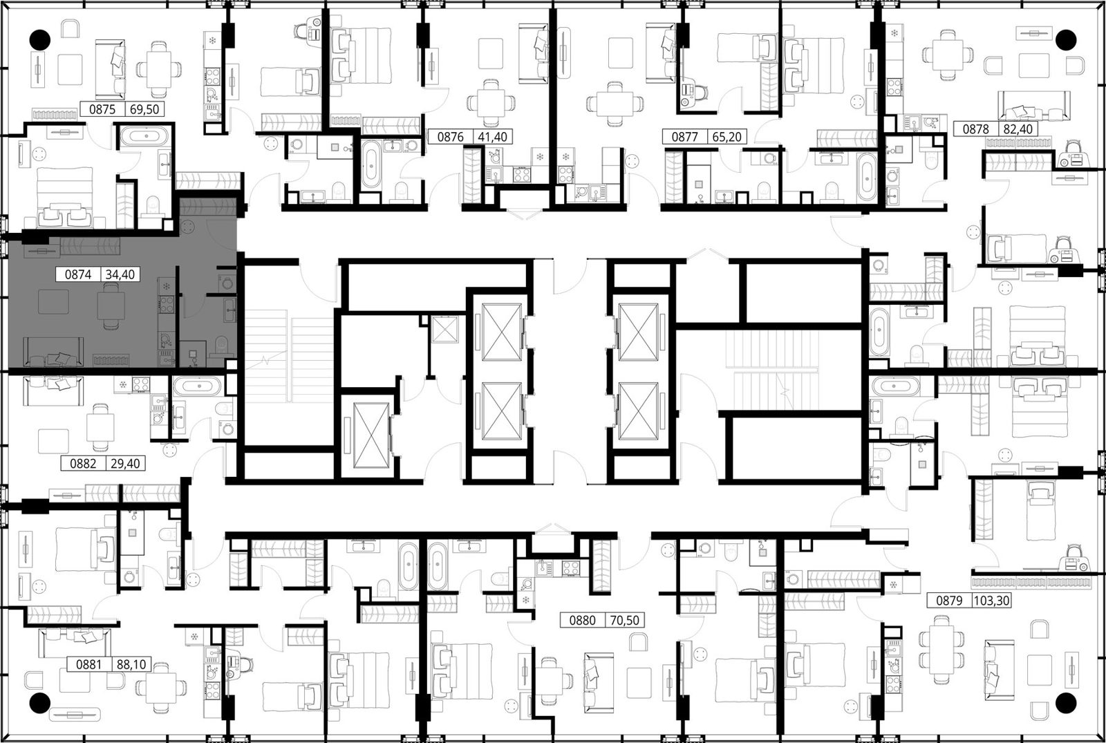Квартира-студия, 34,4 м² — фото 2