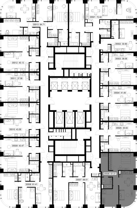 2-комнатная квартира, 61,5 м² — фото 2