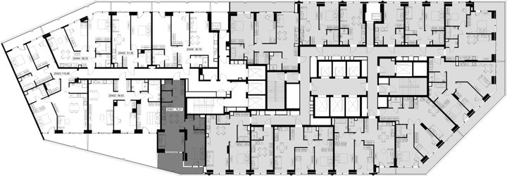 1-комнатная квартира, 70,3 м² — фото 2