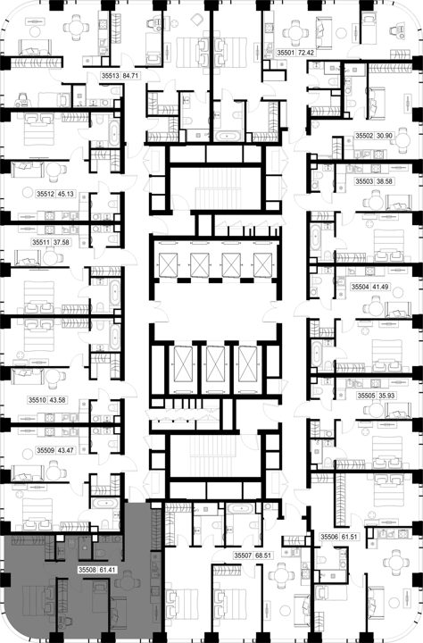 2-комнатная квартира, 61,4 м² — фото 2