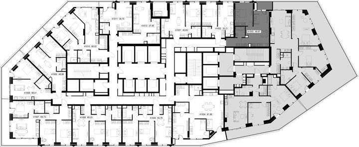 1-комнатная квартира, 50 м² — фото 2