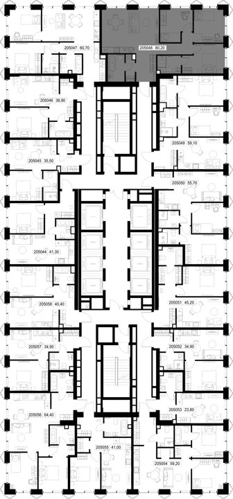 3-комнатная квартира, 80,2 м² — фото 2