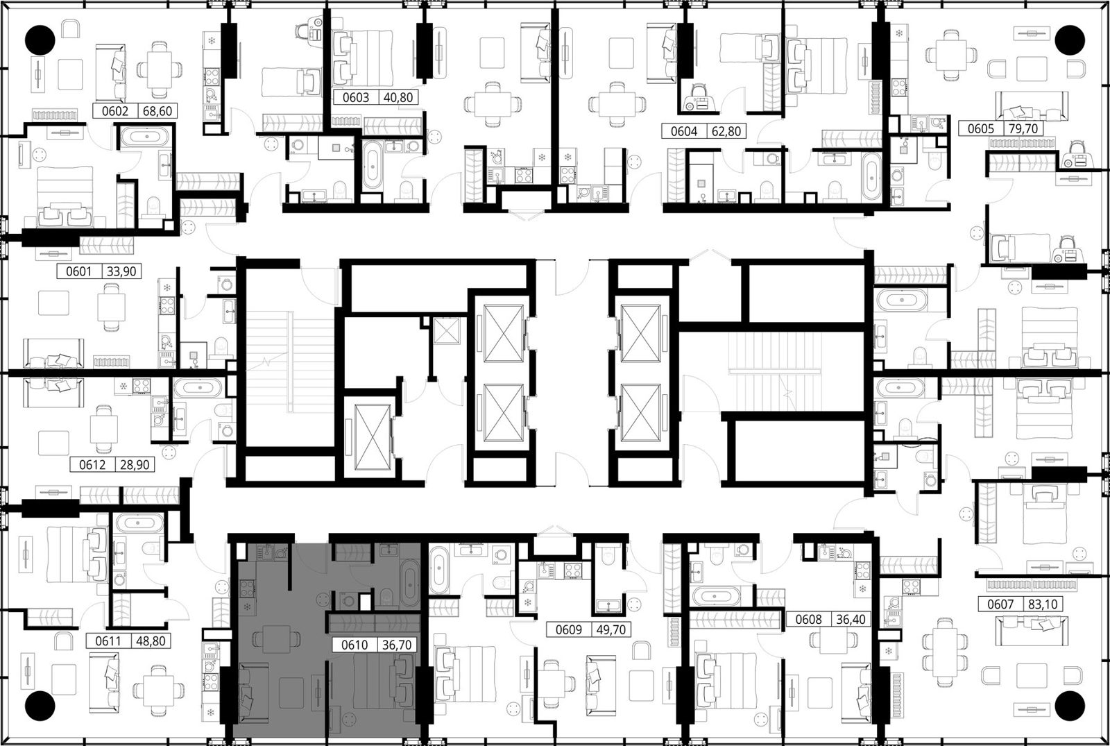 1-комнатная квартира, 36,7 м² — фото 2