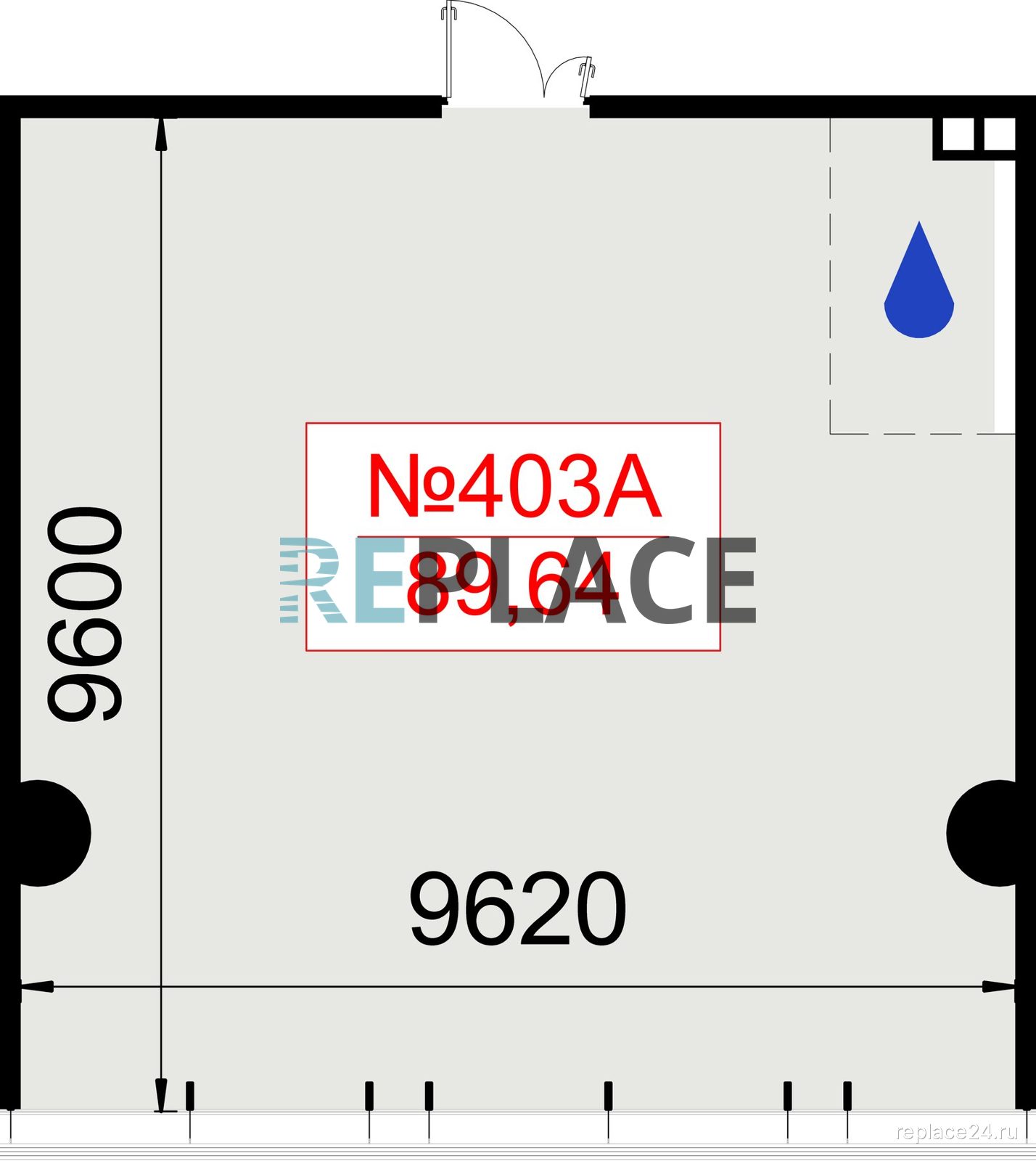 Офис, 89,6 м² — фото 2