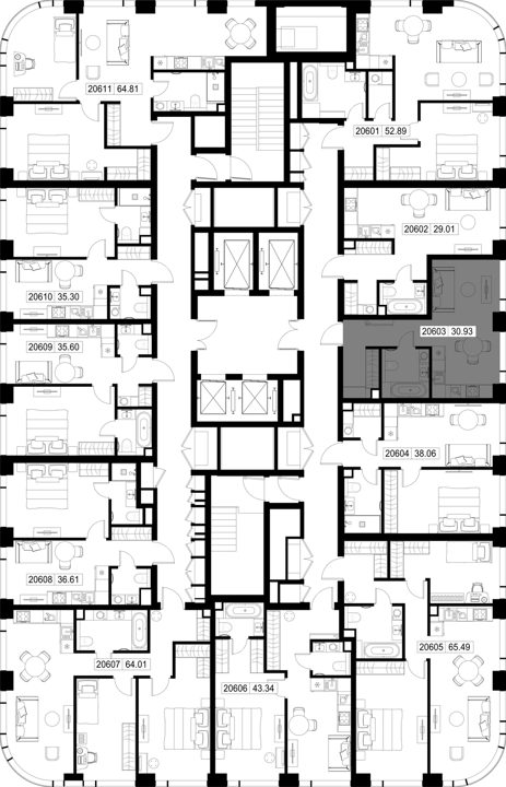 Квартира-студия, 30,9 м² — фото 2