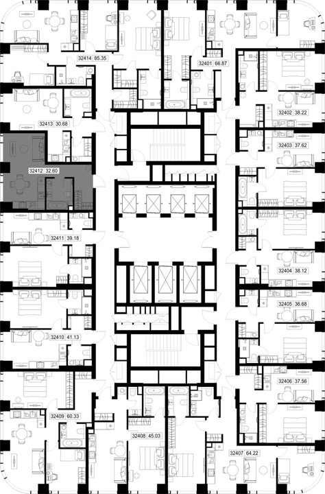 Квартира-студия, 32,6 м² — фото 2