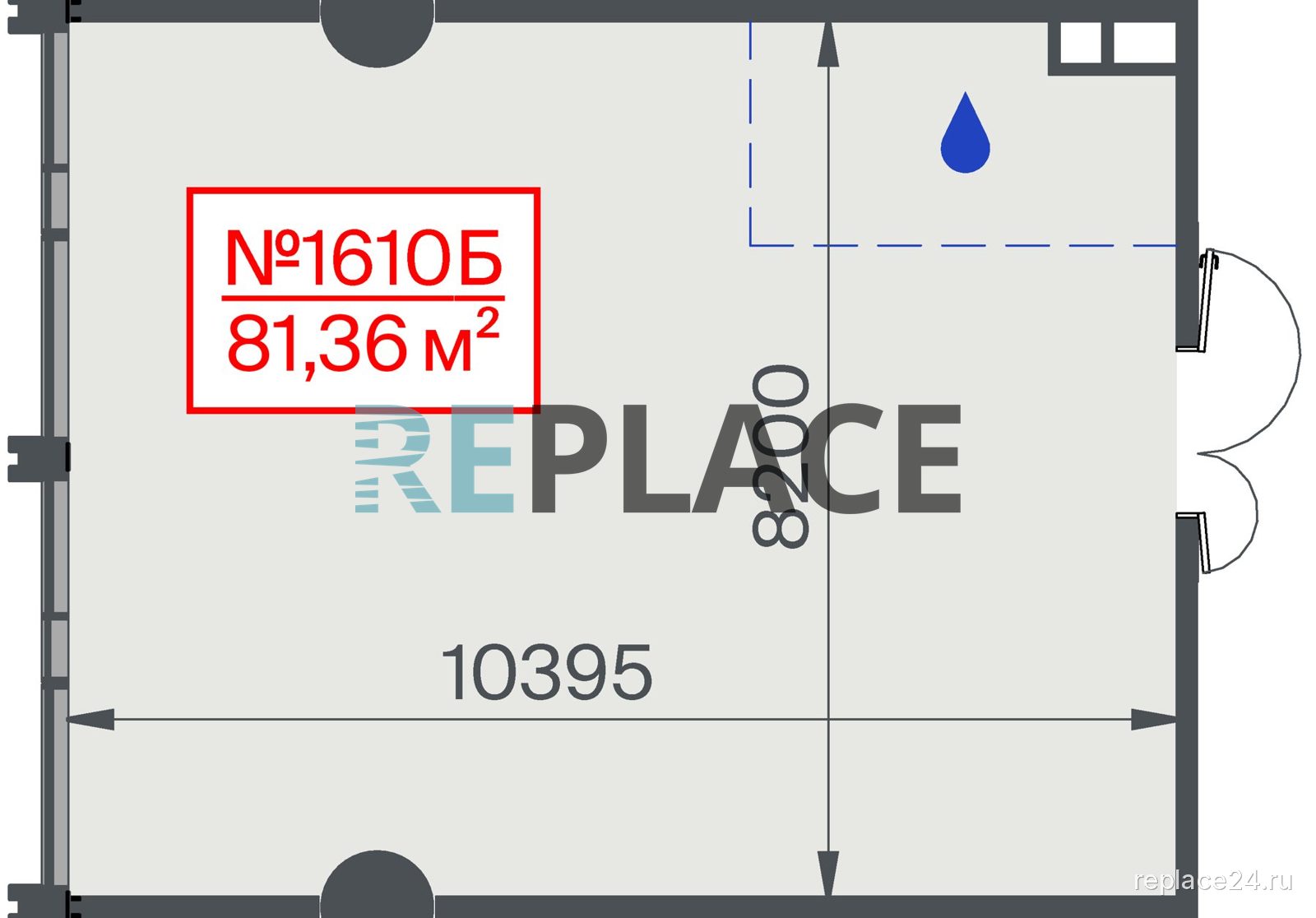 Офис, 81,4 м²