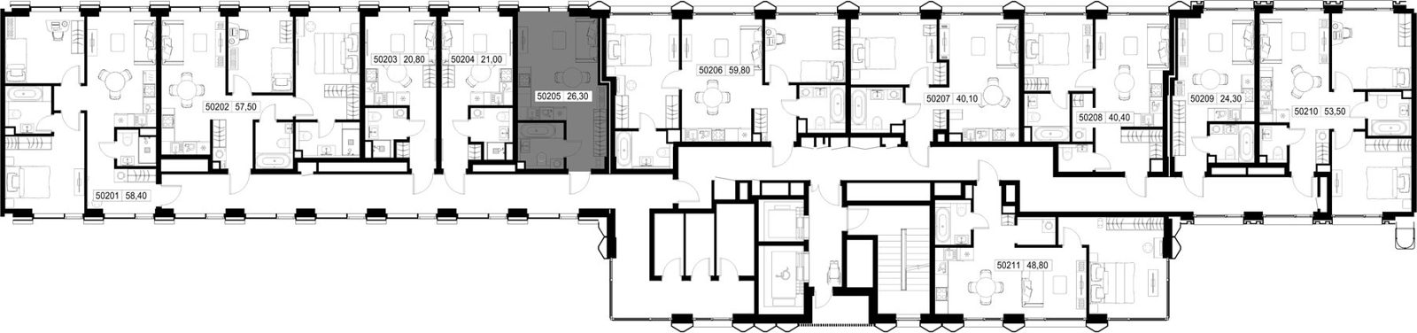 Квартира-студия, 26,3 м² — фото 2