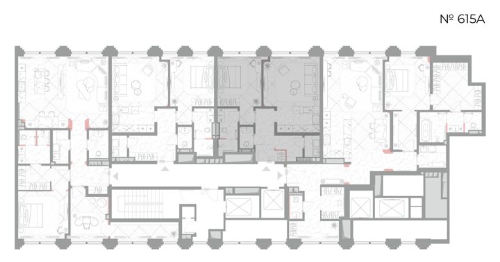 1-комнатная квартира, 61,5 м² — фото 2