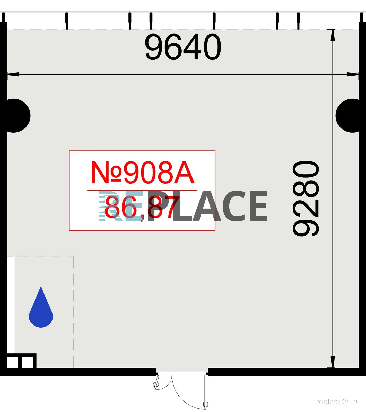 Офис, 86,9 м² — фото 2