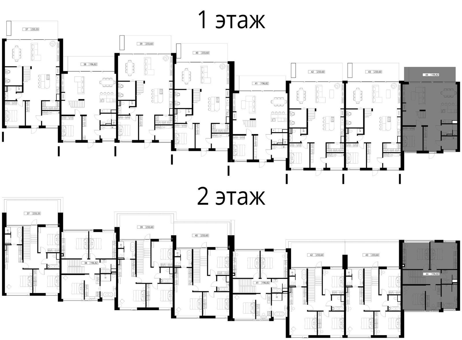 Таунхаус, 196,8 м², участок 3,4 сот.