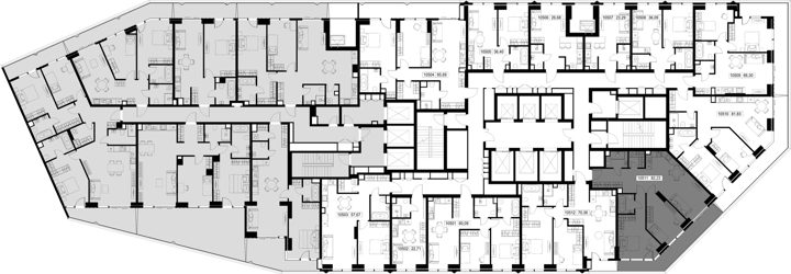 2-комнатная квартира, 82,2 м² — фото 3