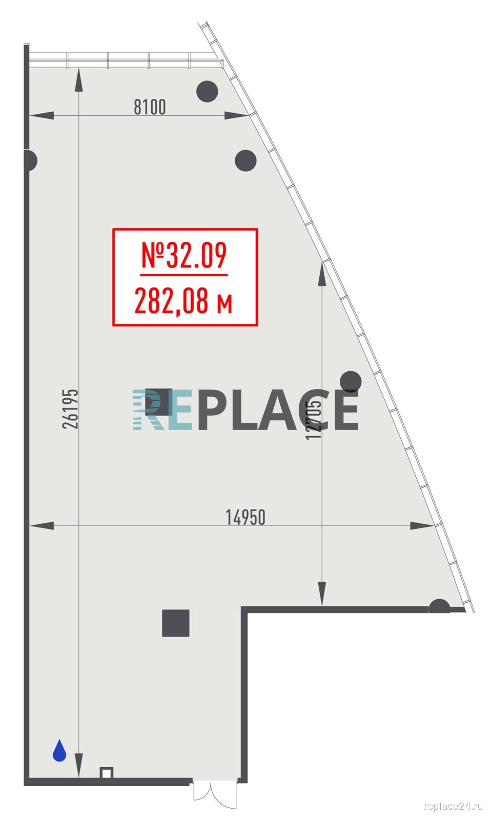 Офис, 282,1 м²