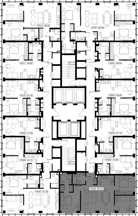 3-комнатная квартира, 82,5 м² — фото 2