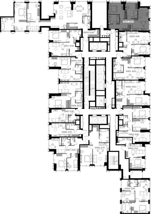 3-комнатная квартира, 68 м² — фото 2