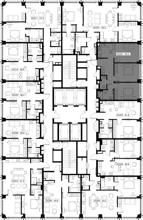 2-комнатная квартира, 63,6 м² — фото 2