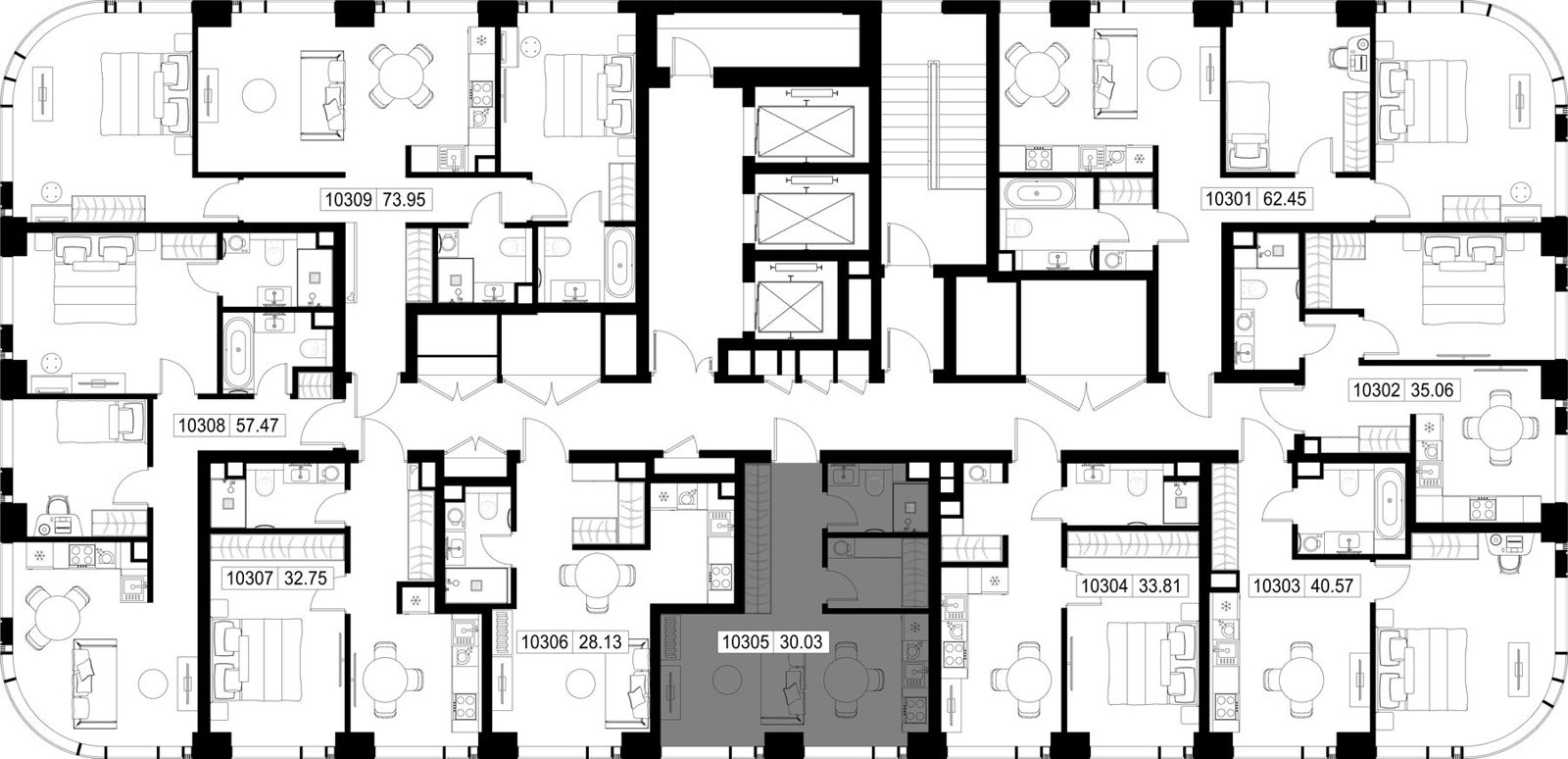 Квартира-студия, 30 м² — фото 2