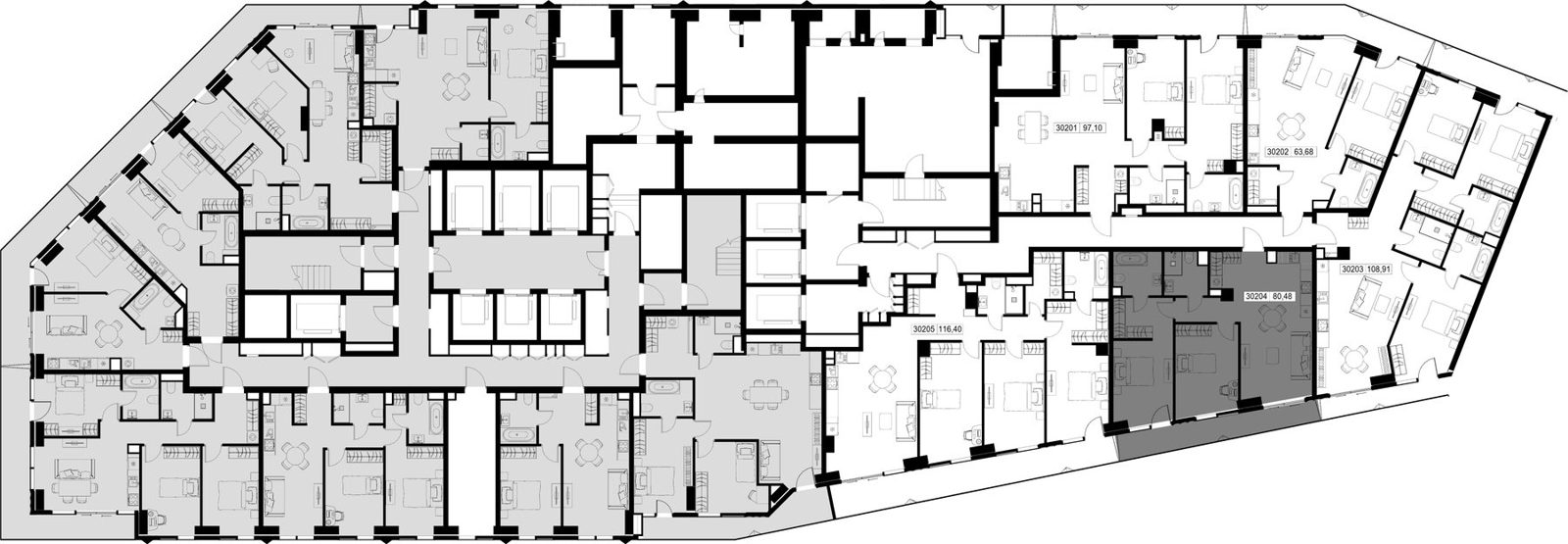 2-комнатная квартира, 80,5 м² — фото 2