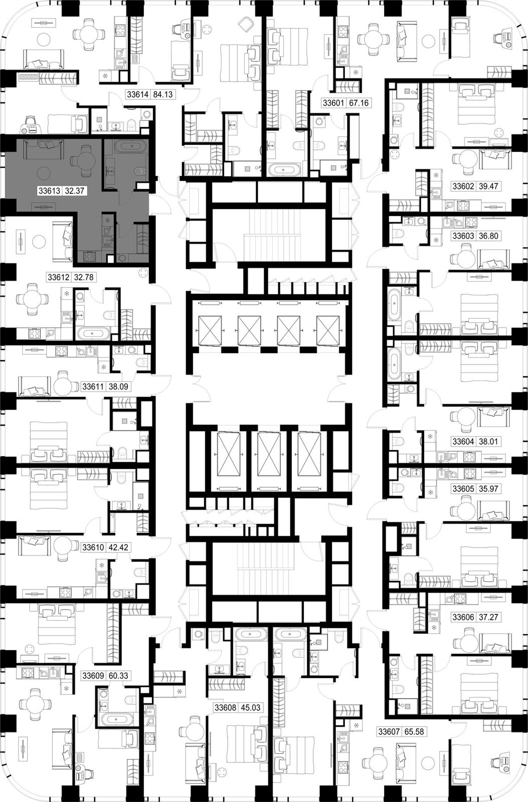 Квартира-студия, 32,4 м² — фото 2