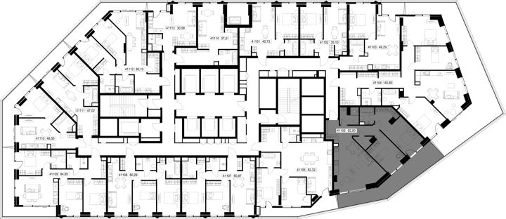 2-комнатная квартира, 92,5 м² — фото 2