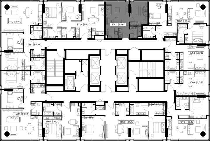 1-комнатная квартира, 41,4 м² — фото 2