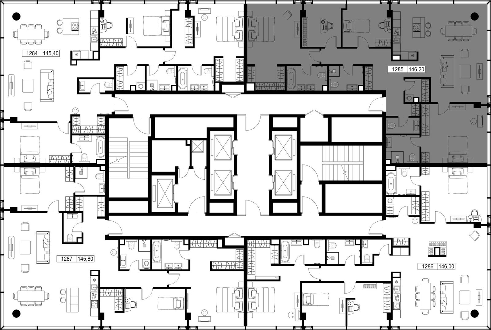 4-комнатная квартира, 146,2 м² — фото 2
