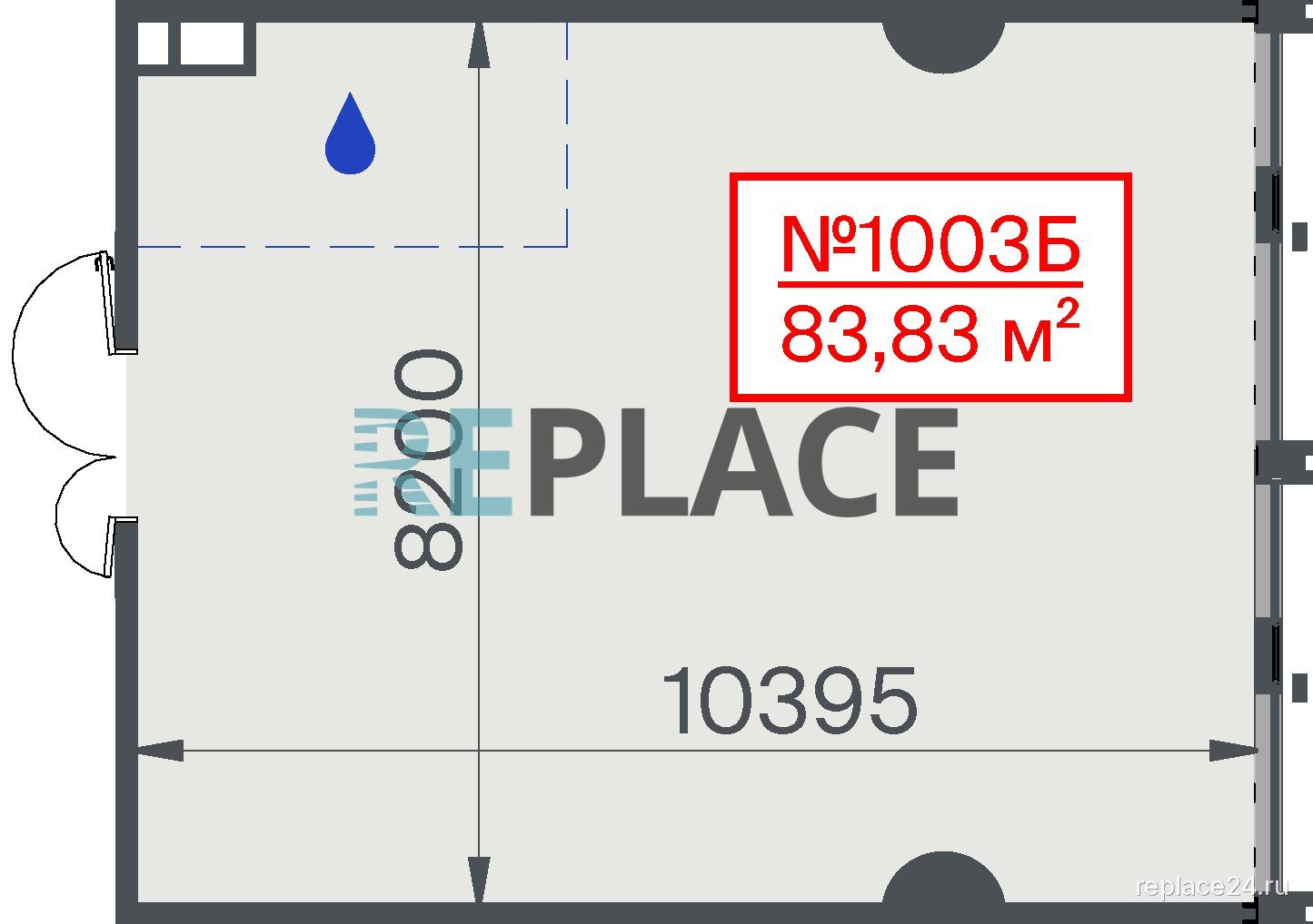 Офис, 83,8 м²