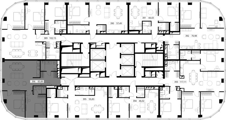 2-комнатная квартира, 85 м² — фото 2