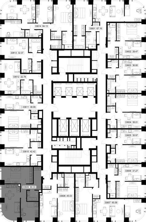 2-комнатная квартира, 60,3 м² — фото 2