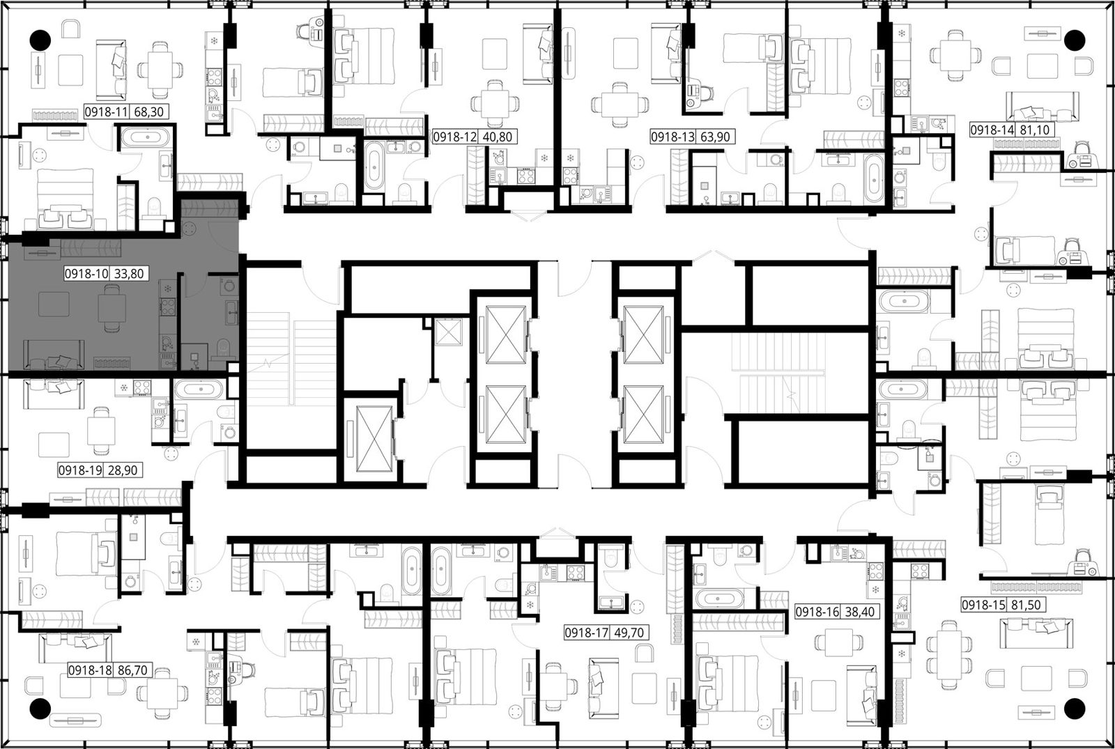 Квартира-студия, 33,8 м² — фото 2
