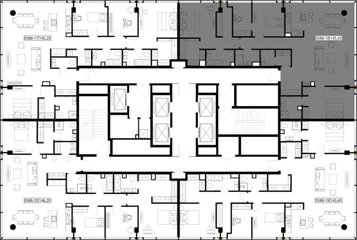 3-комнатная квартира, 145,5 м² — фото 2