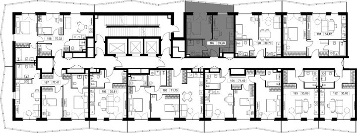 1-комнатная квартира, 39,8 м² — фото 2