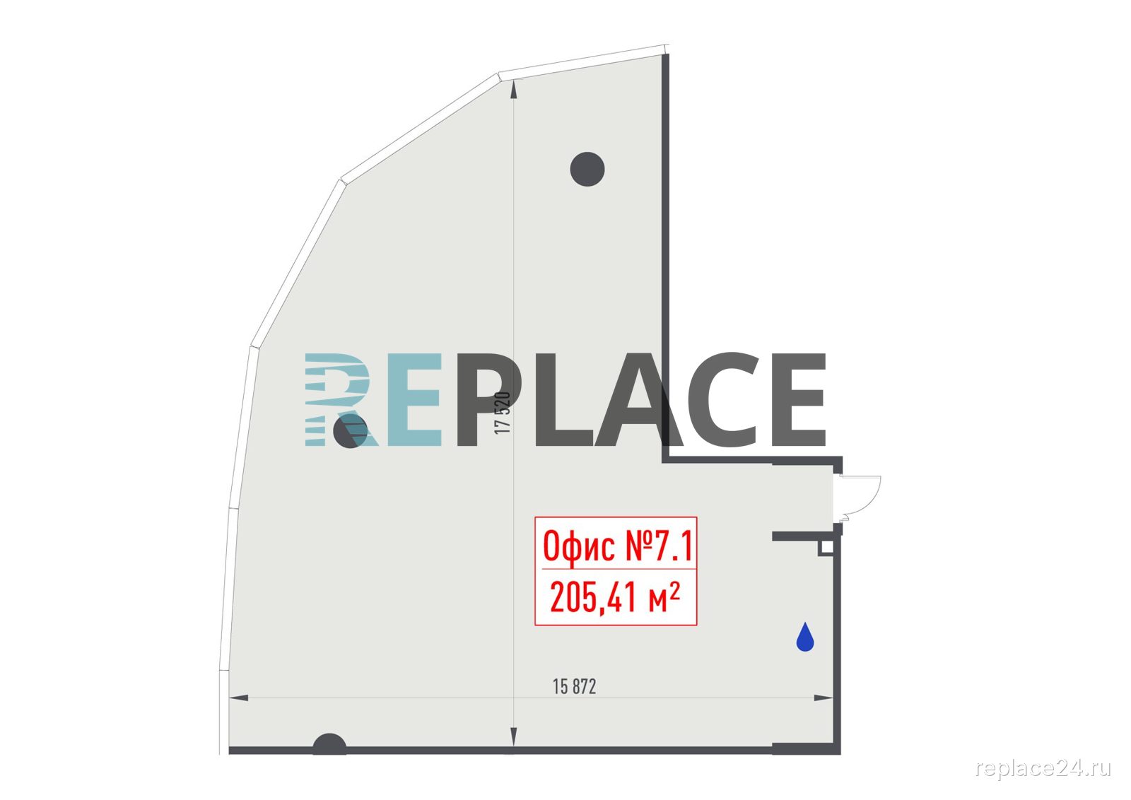 Офис, 205,4 м²