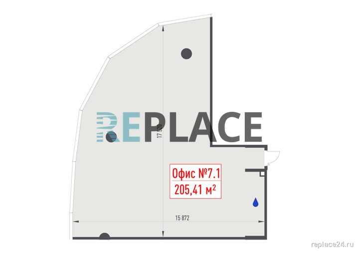 Офис, 205,4 м²