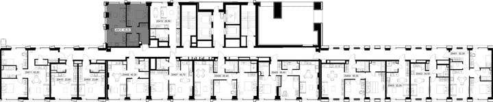1-комнатная квартира, 45,3 м² — фото 2