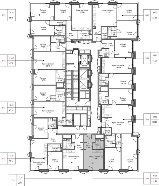 Квартира-студия, 26,7 м² — фото 2