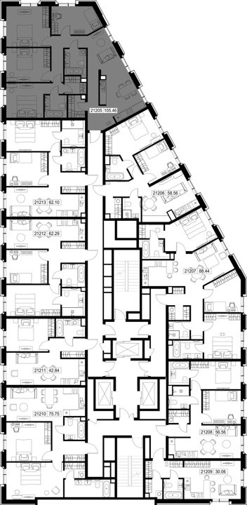 4-комнатная квартира, 105,5 м² — фото 2